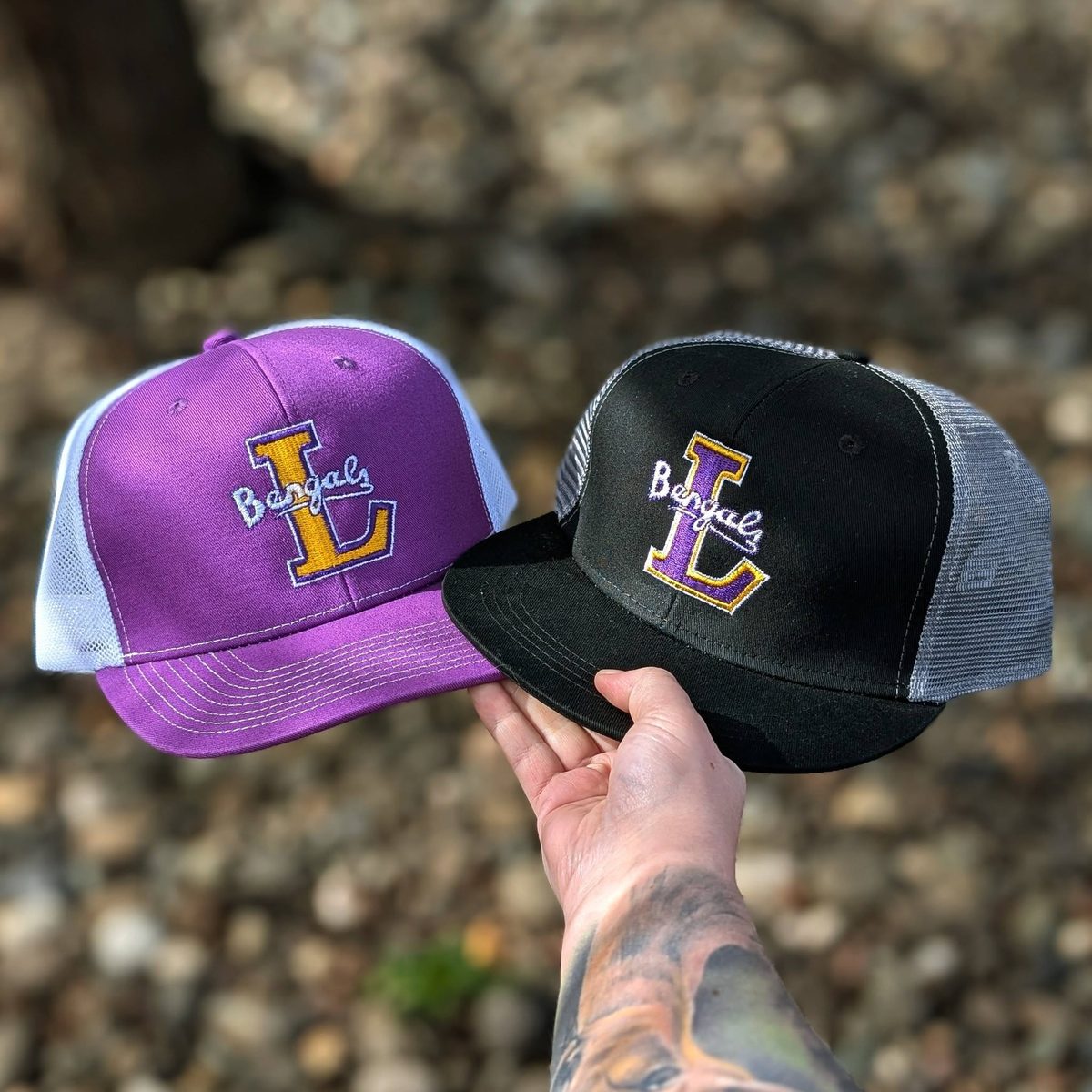 School spirit caps