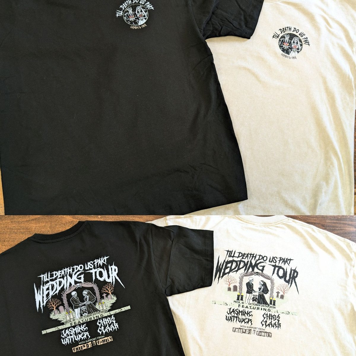 DTF printed tees