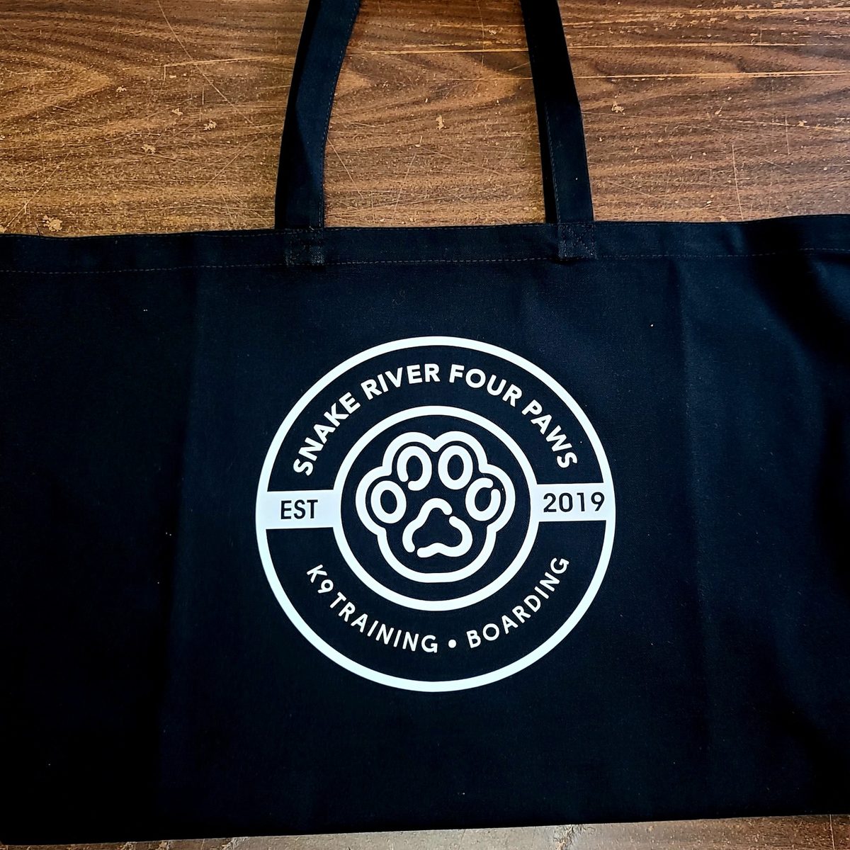 Branded tote bag